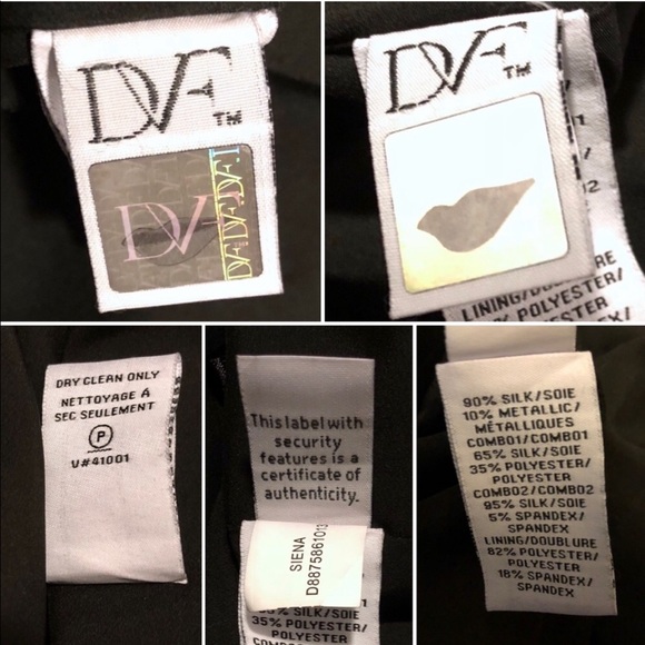 RARE Diane Von Furstenberg Siena Gold Leaf Dress - Picture 6 of 7